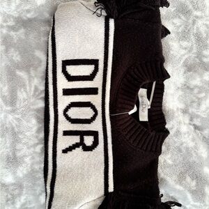 Dior Monochrome Logo Knit Sweater